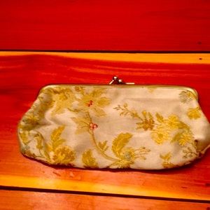 Vintage silk change purse